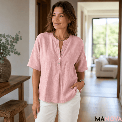 Fenna — Casual Linnen Trui | 50% KORTING