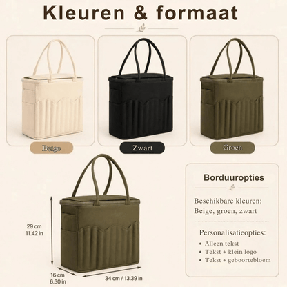LoomNest — Canvas Naalden-Organizer Tas | 50% KORTING