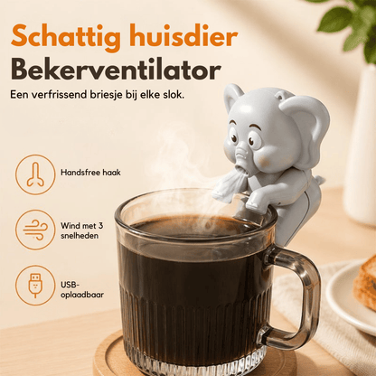 BreezeBuddy — Schattige Klem Mini Ventilator | 50% KORTING