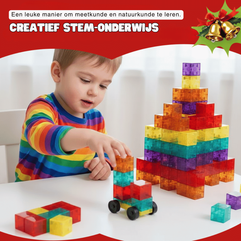 MagniBlox — Magnetische Bouwblokken Set | 50% KORTING