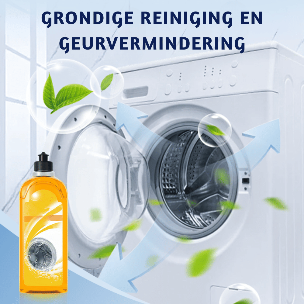 FreshFlow 500ml — Wasmachine Reiniger | 50% KORTING