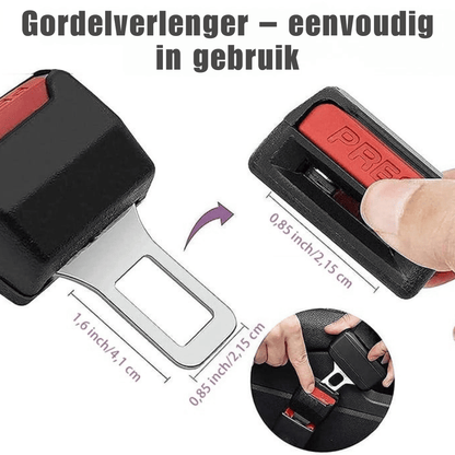 ComfortCruze – Veiligheidsgordelverlenger | 1+1 GRATIS