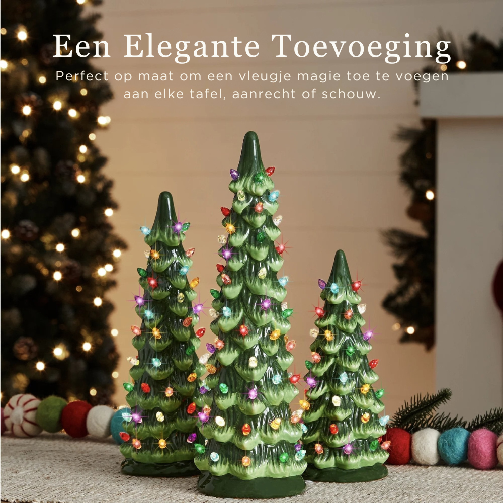 LumiGlow – Handbeschilderde LED-Kerstboom | 50% KORTING