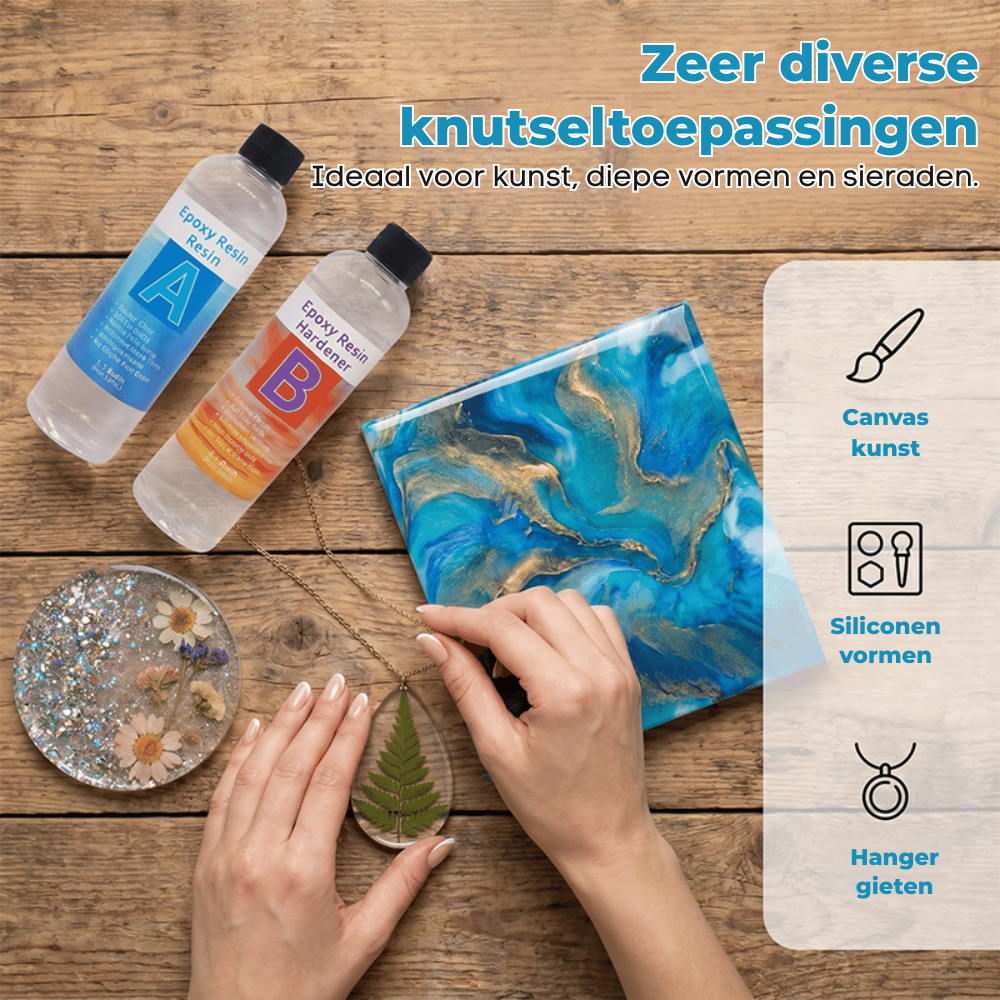 LuminaClear — Epoxyhars voor Perfecte Glans | 50% KORTING