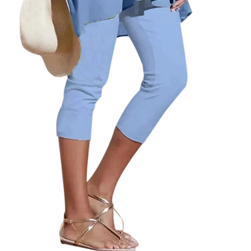 FlexShine™ – Knie-Lange Dames-Leggings met Buikcontrole & Zijdeachtig Comfort