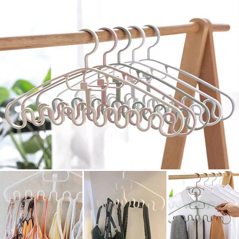 Stapelbare hanger met golfpatroon (10st)