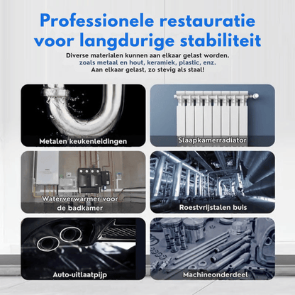 RamtekBond — Industriële Reparatielijm | 1+1 GRATIS