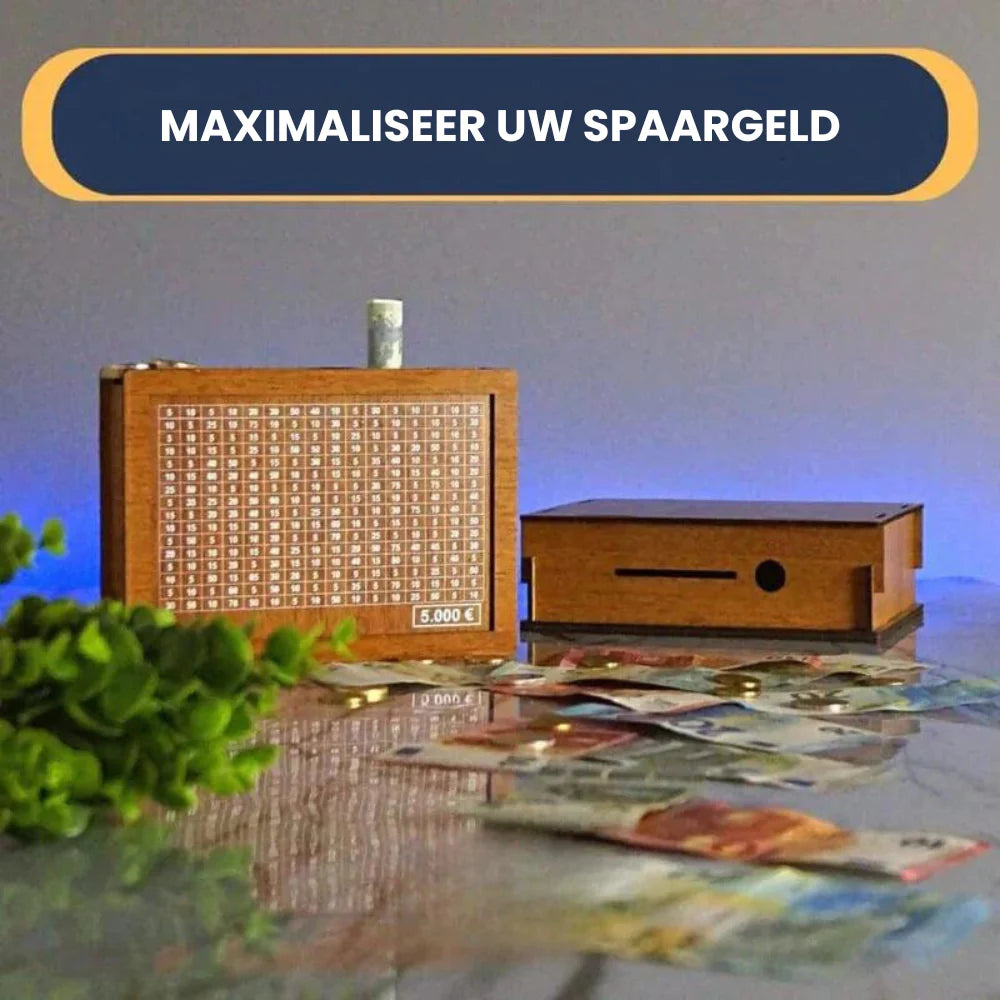 Geldbox - Innovatieve spaarpot voor grote besparingen | 50% KORTING