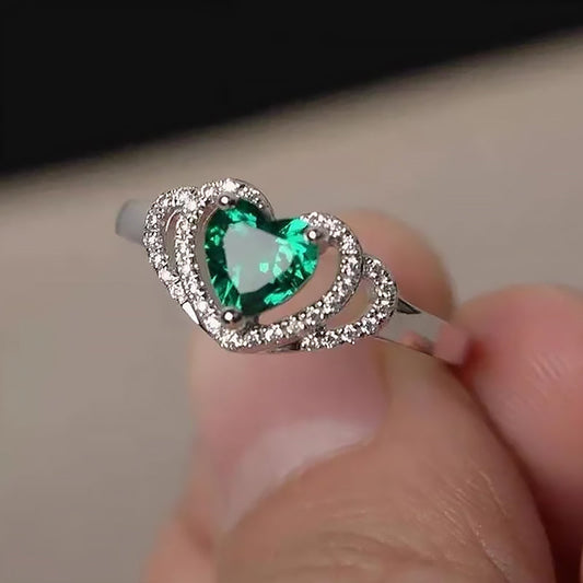 Neem tijd voor jezelf Hart Ring