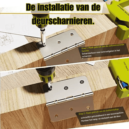 SwiftHinge Pro — Deurscharnier Freesmal | 50% KORTING