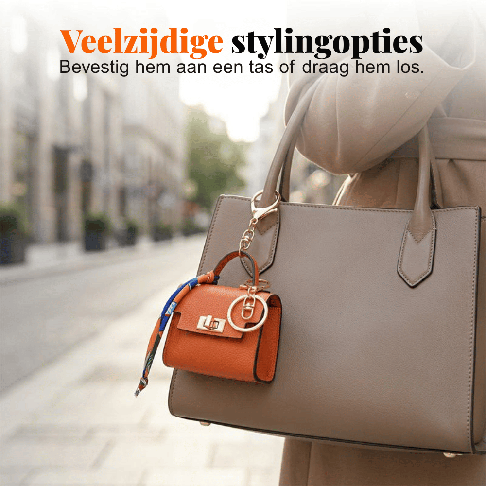 CharmKey — Mini Kelly Bag Sleutelhanger | 50% KORTING
