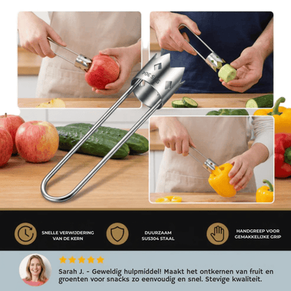 RVS CoreMaster — Moeiteloze Kernverwijderaar | 1+1 GRATIS