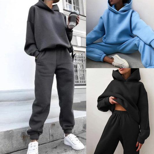 Tweedelige trui met capuchon