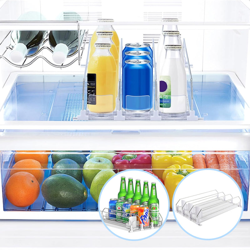 Koelkastorganizer met automatisch schuifsysteem