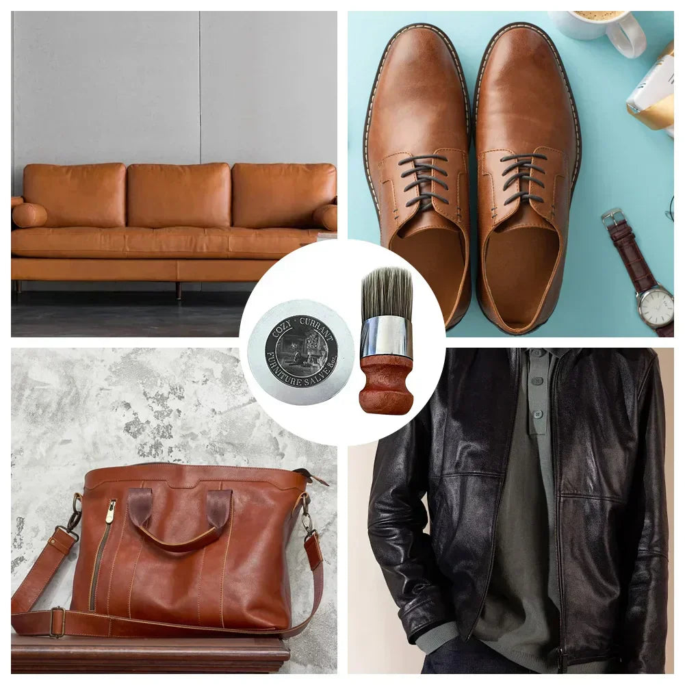 LeatherGuard™ – Natuurlijke Balsem voor Leder Revitalisatie & Bescherming | 1+1 GRATIS