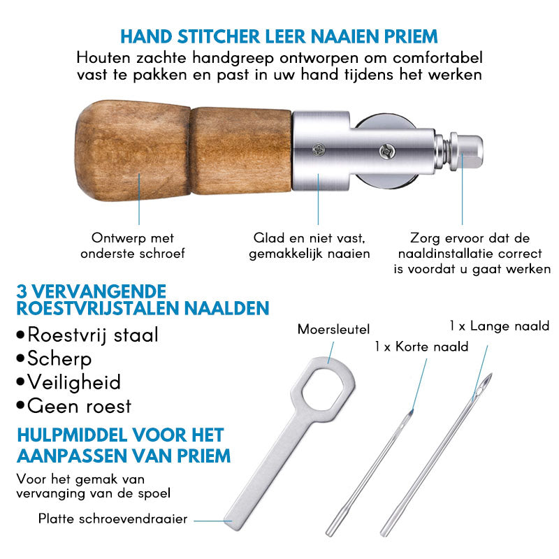 Leathercraft Naaisteken Priem Naaldgereedschap