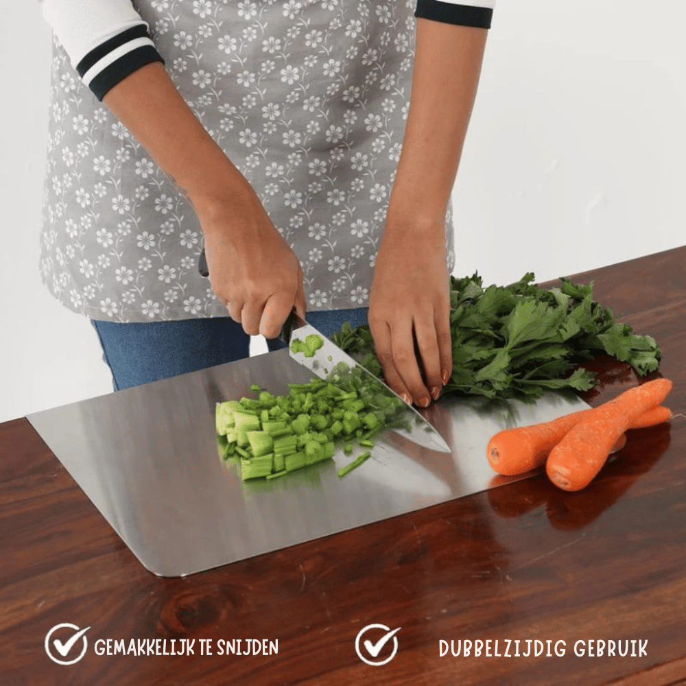 SteelRite — Snijplank van roestvrij staal | 50% KORTING