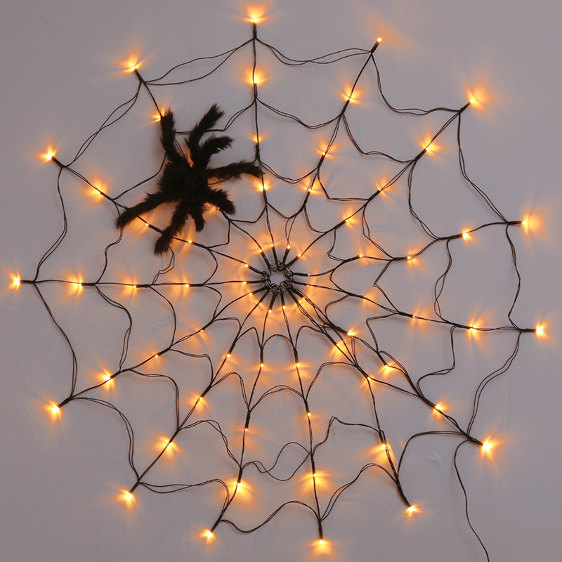 LumosDecor - Halloween decoratieve verlichting Spinneweb LED-verlichting | 50% KORTING