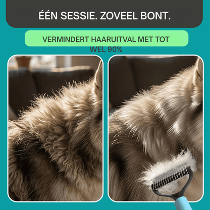 WhisperEase — Dubbele Vachtkam | 1+1 GRATIS