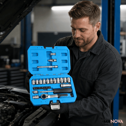 ProFix — 29-delige Ratel- & Dopsleutelset | 50% KORTING