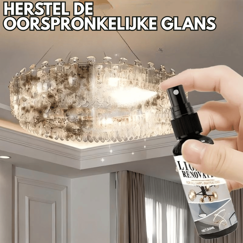 LuminaShine — Kroonluchter Reinigingsspray | 1+1 GRATIS