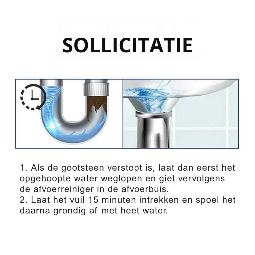 ClearSense – Krachtige afvoerreiniger 350g | 1+1 GRATIS