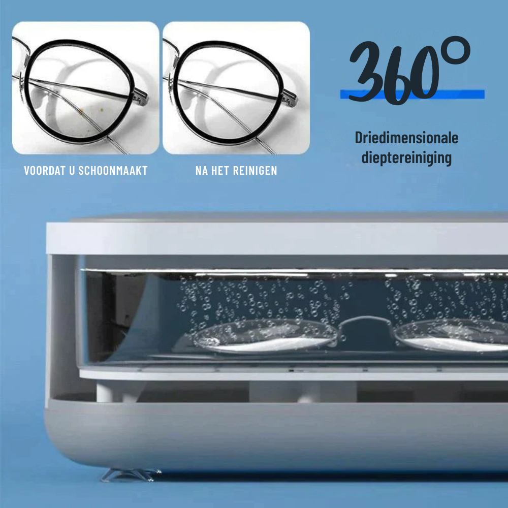 CrystalWave – Ultrasone Sieradenreiniger | 50% KORTING