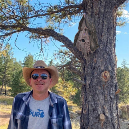 Handgemaakt Happy spirit vogelhuisje