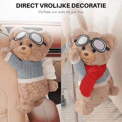 SnugBear — Pluche Zakdoekhouder | 50% KORTING