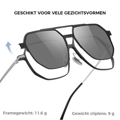 3-in-1 magnetische gepolariseerde zonnebril