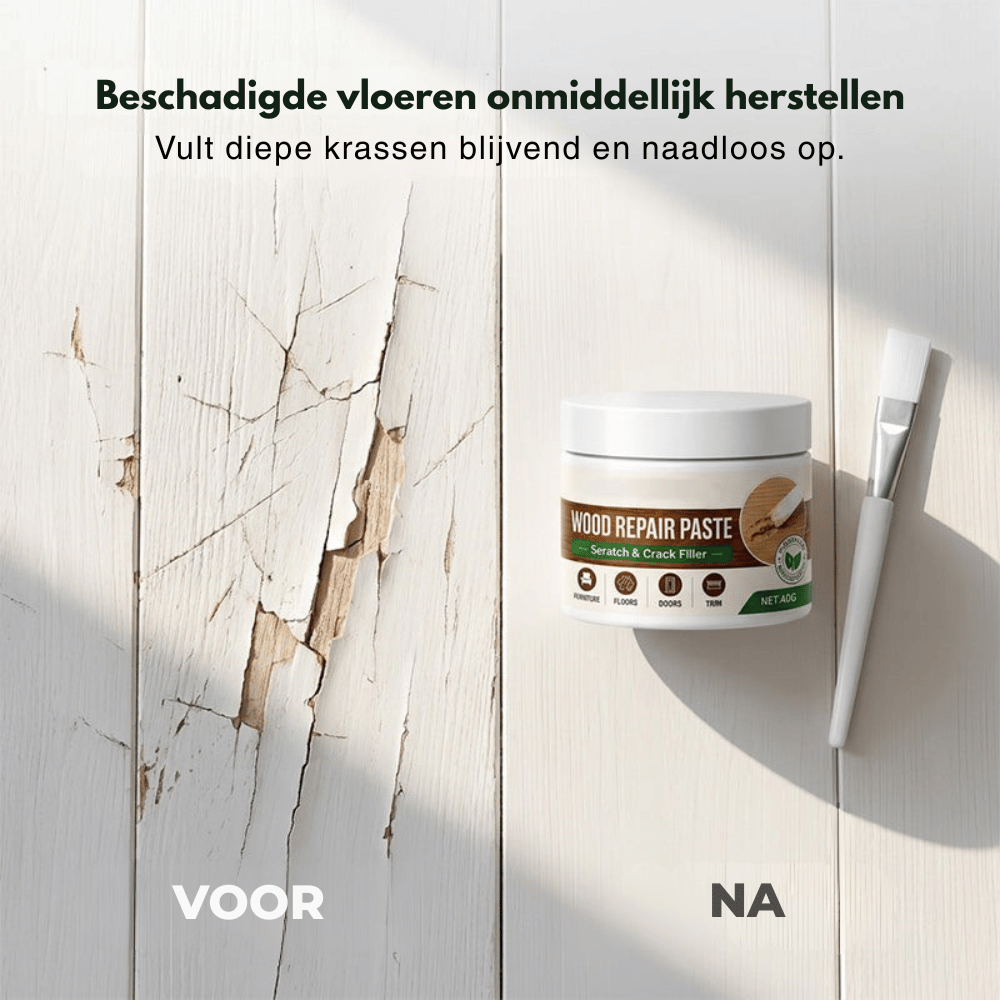WoodFix — Hout Reparatiepasta | 1+1 GRATIS