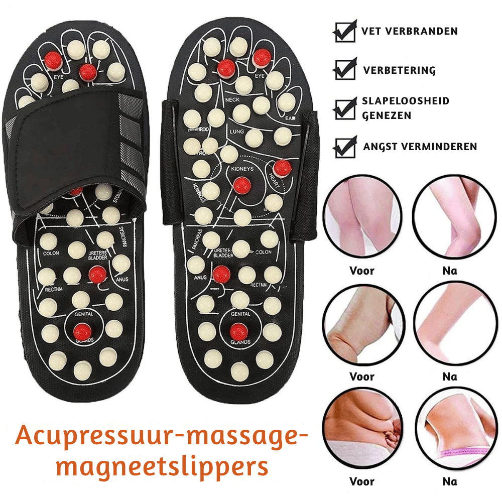 AcuStep — Acupressuur-Comfortslippers | 50% KORTING
