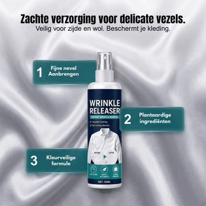 WrinkleAway — Kreukvrij Spray voor Onderweg | 1+1 GRATIS