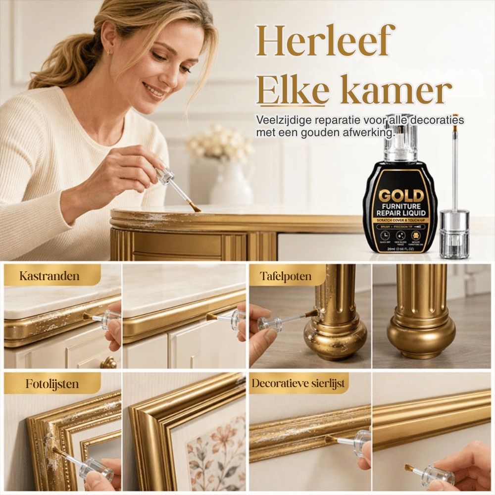 LumaGold — Dual-Tip Gouden Reparatieverf | 1+1 GRATIS