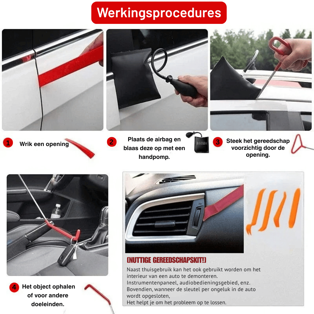 AutoRescue — Professionele Auto Noodset | 50% KORTING