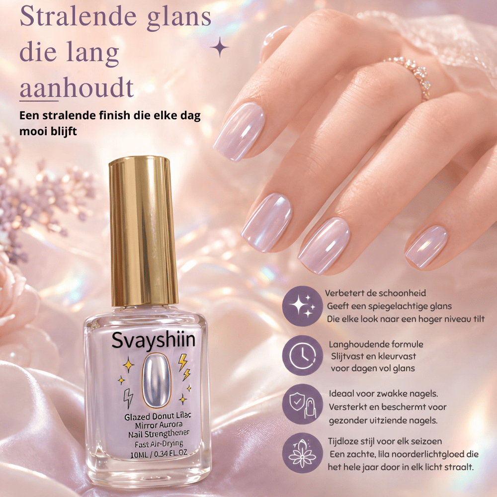 VelvetSheen — Lilac Aurora Nagelverharder | 1+1 GRATIS