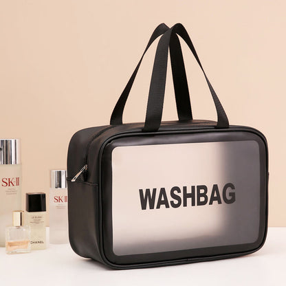Doorschijnende make-up tas
