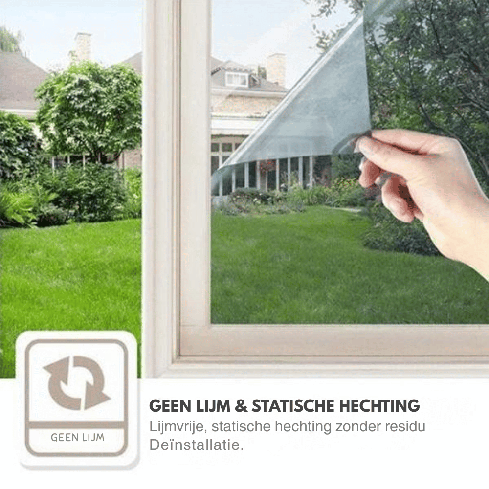 VelvetShade — Raamfolie voor Privacy | 1+1 GRATIS