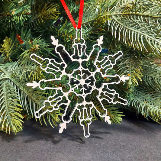 Kerst sneeuwvlok ornament