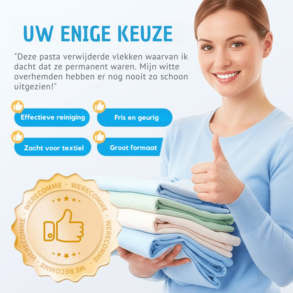 CleanEase – Voor schone, frisse en beschermde kleding, elke dag! | 50% KORTING
