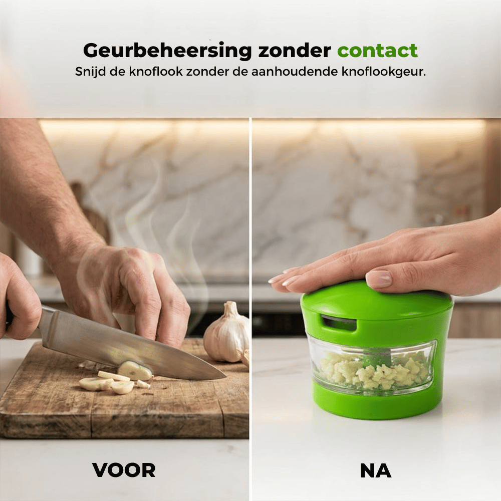 GarlicPrep — Knoflookpers zonder Geur | 1+1 GRATIS