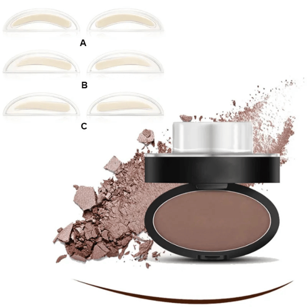 BrowMist — Waterdichte Wenkbrauwstempel Set | 50% KORTING