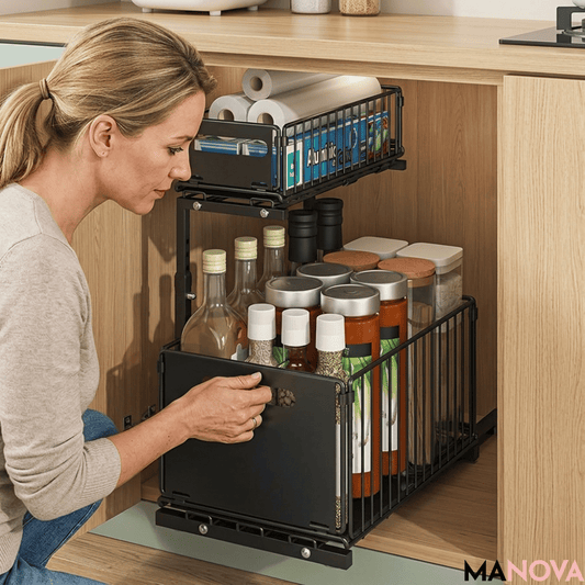 GlideNest — Uitschuifbare Kast Organizer | 50% KORTING