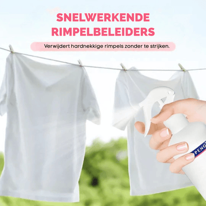 WrinkleAway — Kreukspray voor Onberispelijke Kleding | 1+1 GRATIS