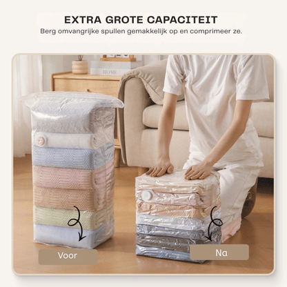 SpaceSaver — Vacuüm Opbergzakken | 1+1 GRATIS