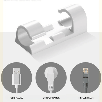 ClampLux — Kabel Organizer Clips | 50% KORTING