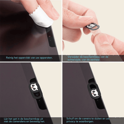 VeilGuard — Onzichtbare Cameraschuif Set van 3 | 1+1 GRATIS