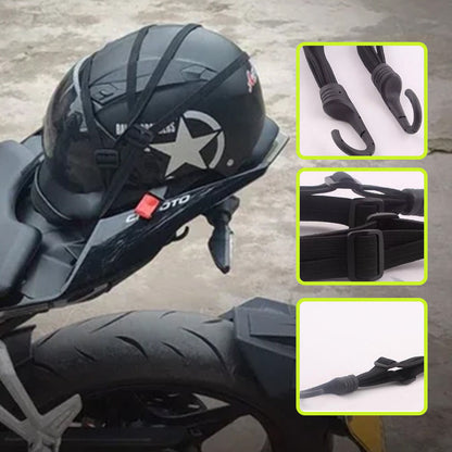 Sterke bungee-riem voor motorhelm