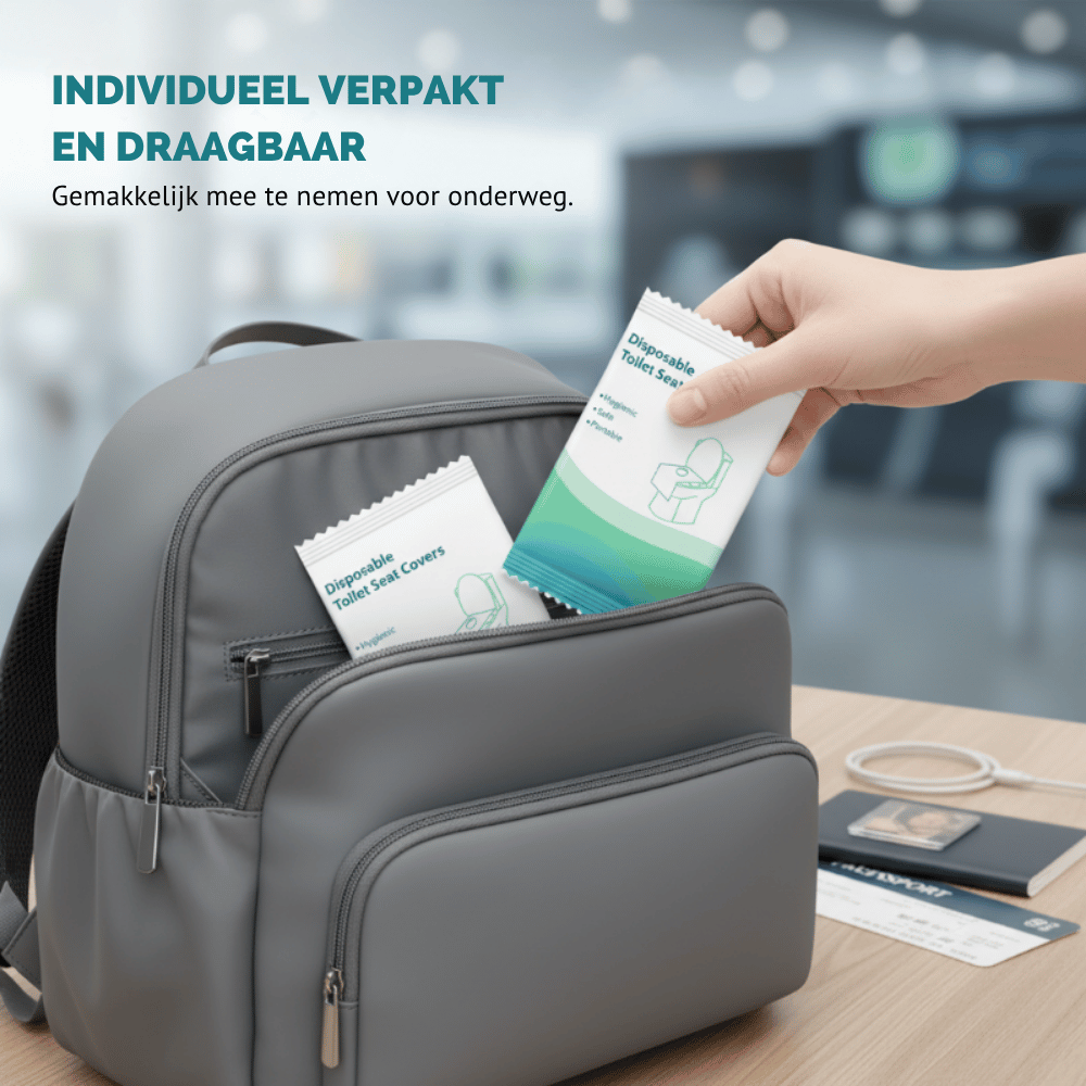 SafeSeat Guard — Wegwerpbare Toiletbril Hoezen | 1+1 GRATIS