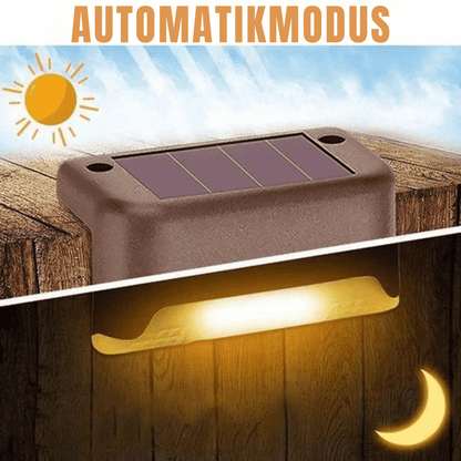LumaTrail — Solar Terraslampen 4-delige Set | 50% KORTING